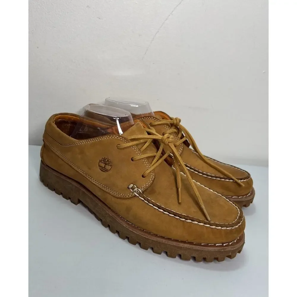 Timberland Jackson’s Landing Moc Toe Oxford Nubuck Shoes Men’s Size 11.5